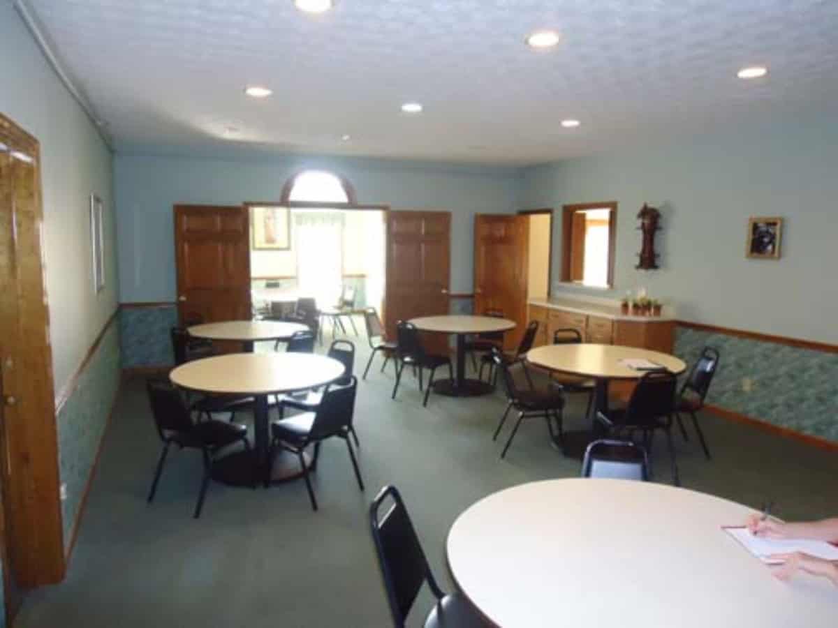 Carmel Retreat Center dining room